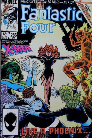 Couverture de FANTASTIC FOUR (1961) #286 - par John Byrne - lecubeacomics.com