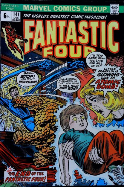 FANTASTIC FOUR (1961) #141 - Marvel - lecubeacomics.com Couverture de FANTASTIC FOUR (1961) #141 - par John Romita - lecubeacomics.com