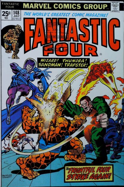 FANTASTIC FOUR (1961) #148 - Marvel - lecubeacomics.com Couverture de FANTASTIC FOUR (1961) #148 - par Rich Buckler - lecubeacomics.com