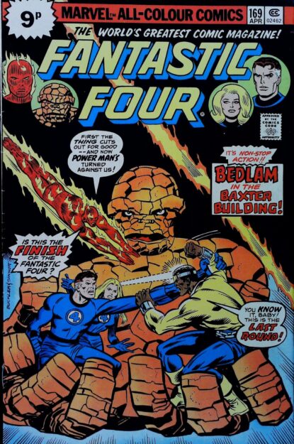 FANTASTIC FOUR (1961) #169 - Marvel - lecubeacomics.com Couverture de FANTASTIC FOUR (1961) #169 - par Joe Sinnott - lecubeacomics.com