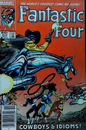 Couverture de FANTASTIC FOUR (1961) #272 - par John Byrne - lecubeacomics.com