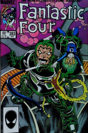 Couverture de FANTASTIC FOUR (1961) #283 - par John Byrne - lecubeacomics.com