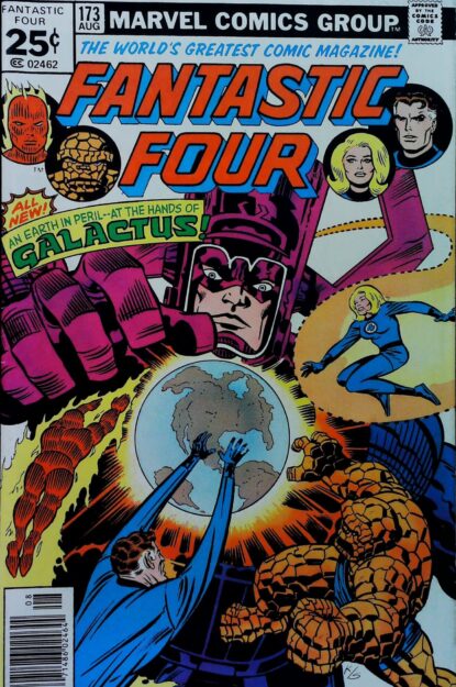 FANTASTIC FOUR (1961) #173 - Marvel - lecubeacomics.com Couverture de FANTASTIC FOUR (1961) #173 - par Jack Kirby - lecubeacomics.com