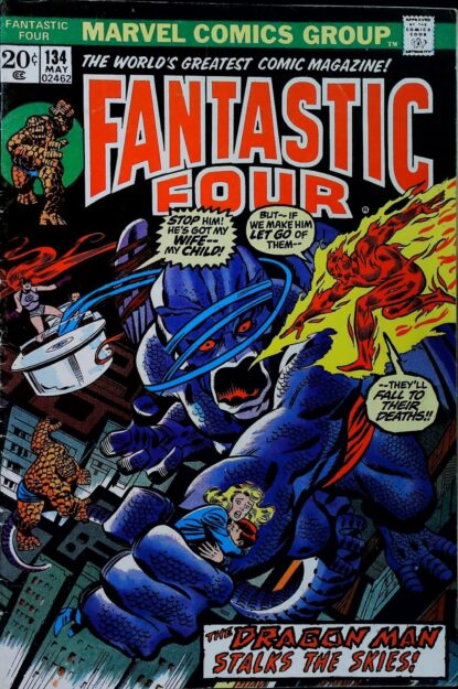 FANTASTIC FOUR (1961) #134 - Marvel - lecubeacomics.com Couverture de FANTASTIC FOUR (1961) #134 - par John Buscema - lecubeacomics.com
