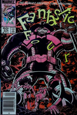 Couverture de FANTASTIC FOUR (1961) #270 - par John Byrne - lecubeacomics.com