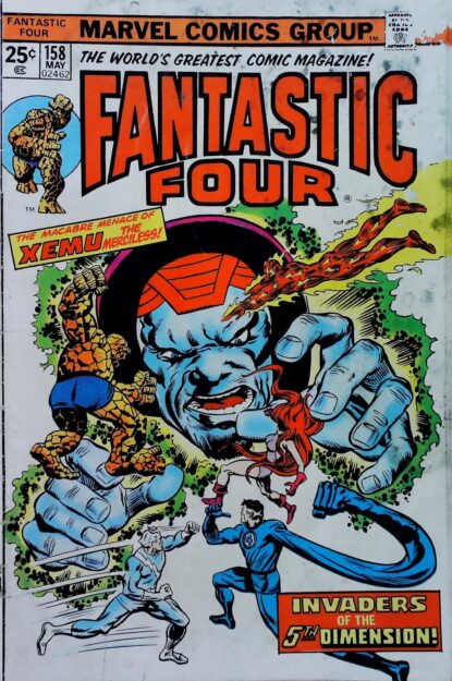 FANTASTIC FOUR (1961) #158 - Marvel - lecubeacomics.com Couverture de FANTASTIC FOUR (1961) #158 - par Rich Buckler - lecubeacomics.com