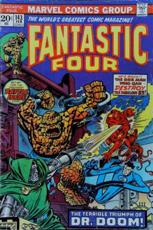 Couverture de FANTASTIC FOUR (1961) #143 - par Gil Kane - lecubeacomics.com
