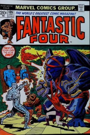 Couverture de FANTASTIC FOUR (1961) #135 - par John Buscema - lecubeacomics.com