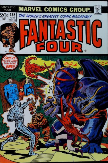 FANTASTIC FOUR (1961) #135 - Marvel - lecubeacomics.com Couverture de FANTASTIC FOUR (1961) #135 - par John Buscema - lecubeacomics.com