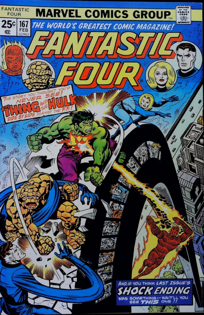 Fantastic Four #167, exemplaire VF 8.0, recto