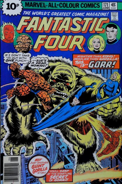 FANTASTIC FOUR (1961) #171 - Marvel - lecubeacomics.com Couverture de FANTASTIC FOUR (1961) #171 - par Jack Kirby - lecubeacomics.com