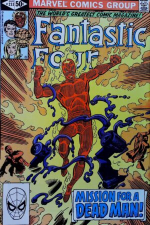 Couverture de FANTASTIC FOUR (1961) #233 - par John Byrne - lecubeacomics.com
