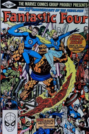 Couverture de FANTASTIC FOUR (1961) #236 - par John Byrne - lecubeacomics.com
