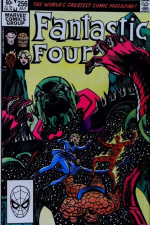 Couverture de FANTASTIC FOUR (1961) #256 - par John Byrne - lecubeacomics.com