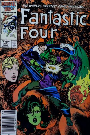 Couverture de FANTASTIC FOUR (1961) #290 - par John Byrne - lecubeacomics.com