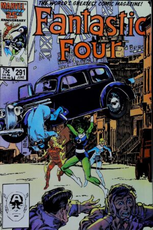 Couverture de FANTASTIC FOUR (1961) #291 - par John Byrne - lecubeacomics.com