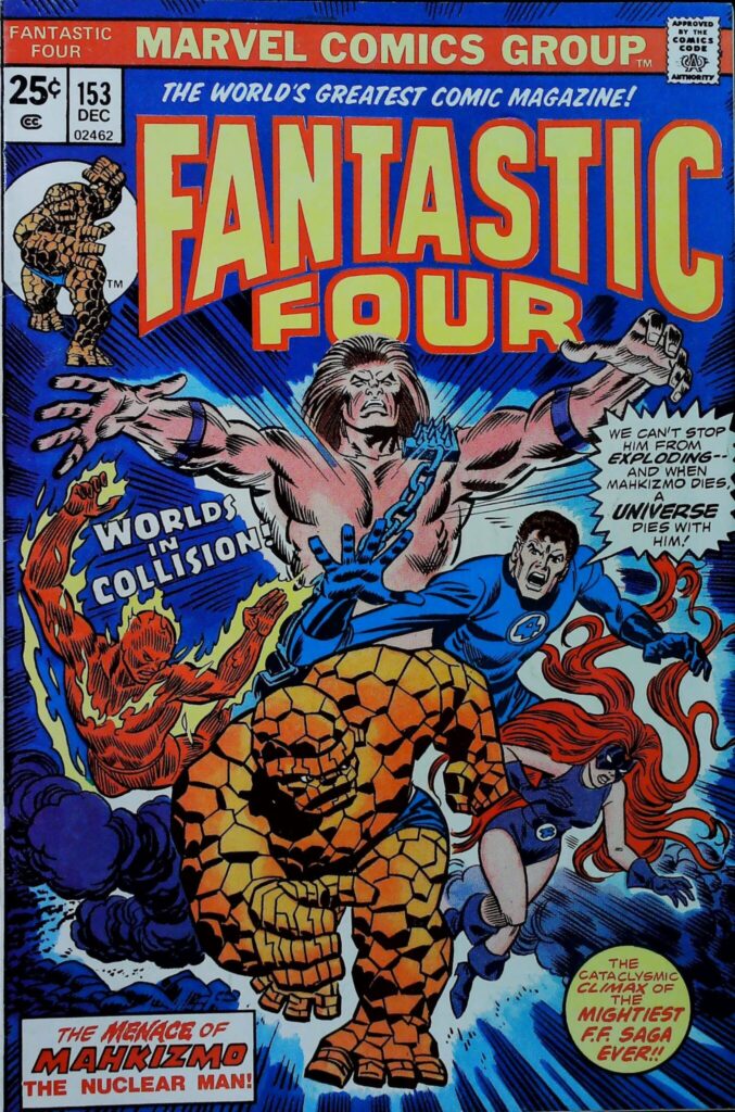 Fantastic Four #153, exemplaire VF 8.0, recto