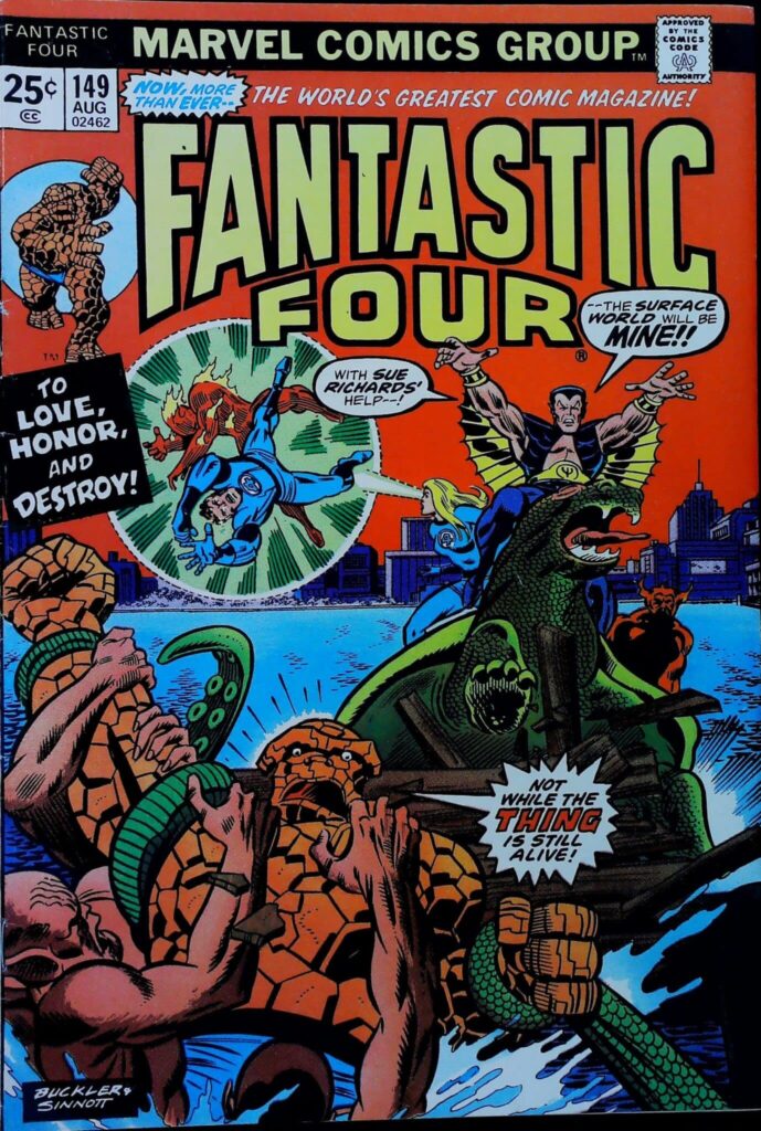 Fantastic Four #149, exemplaire VF 8.0, recto