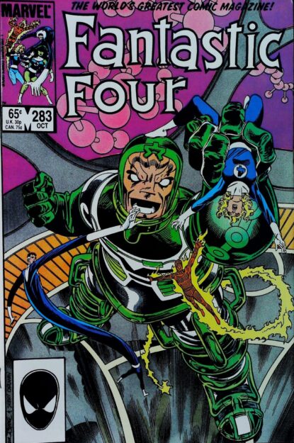 FANTASTIC FOUR (1961) #283 - Marvel - lecubeacomics.com Couverture de FANTASTIC FOUR (1961) #283 - par John Byrne - lecubeacomics.com