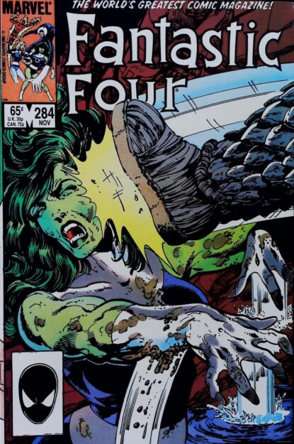 FANTASTIC FOUR (1961) #284 - Marvel - lecubeacomics.com Couverture de FANTASTIC FOUR (1961) #284 - par John Byrne - lecubeacomics.com