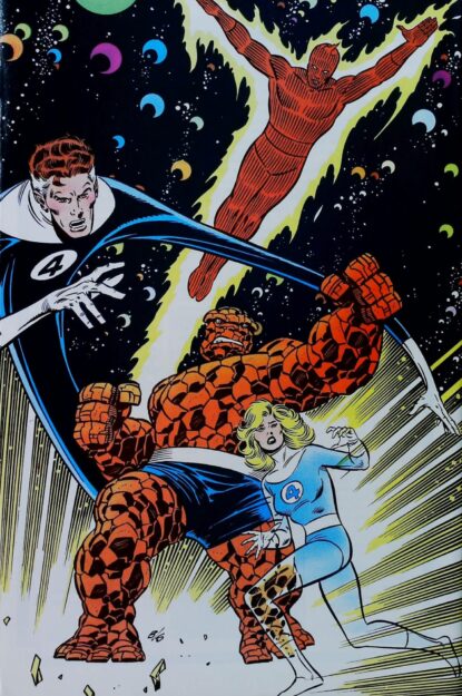 FANTASTIC FOUR (1961) #296 - Marvel - lecubeacomics.com Couverture de FANTASTIC FOUR (1961) #296 - par Barry Windsor-Smith - lecubeacomics.com