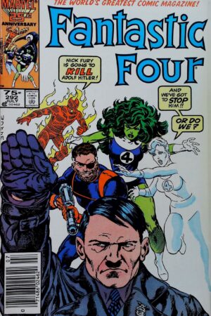 Couverture de FANTASTIC FOUR (1961) #292 - par John Byrne - lecubeacomics.com