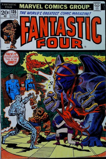 FANTASTIC FOUR (1961) #135 - Marvel - lecubeacomics.com Couverture de FANTASTIC FOUR (1961) #135 - par John Buscema - lecubeacomics.com