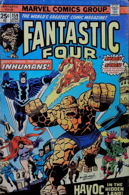 FANTASTIC FOUR (1961) #159 - Marvel - lecubeacomics.com Couverture de FANTASTIC FOUR (1961) #159 - par Rich Buckler - lecubeacomics.com