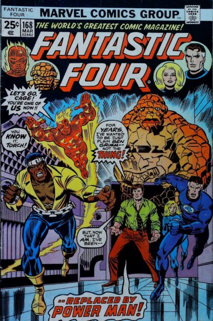 FANTASTIC FOUR (1961) #168 - Marvel - lecubeacomics.com Couverture de FANTASTIC FOUR (1961) #168 - par Joe Sinnott - lecubeacomics.com