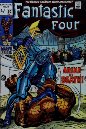 Couverture de FANTASTIC FOUR (1961) #93 - par Frank Giacoia - lecubeacomics.com