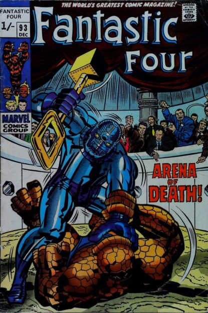 Couverture de FANTASTIC FOUR (1961) #93 - par Frank Giacoia - lecubeacomics.com