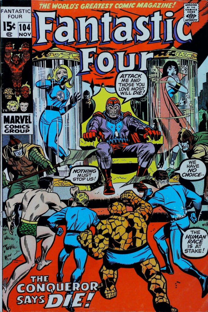 Fantastic Four #104, exemplaire VG/FN 5.0, recto