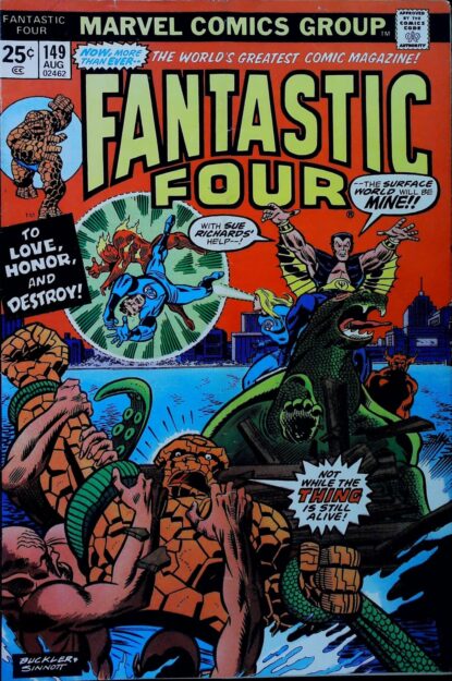 FANTASTIC FOUR (1961) #149 - Marvel - lecubeacomics.com Couverture de FANTASTIC FOUR (1961) #149 - par Rich Buckler - lecubeacomics.com