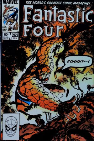Couverture de FANTASTIC FOUR (1961) #263 - par John Byrne - lecubeacomics.com