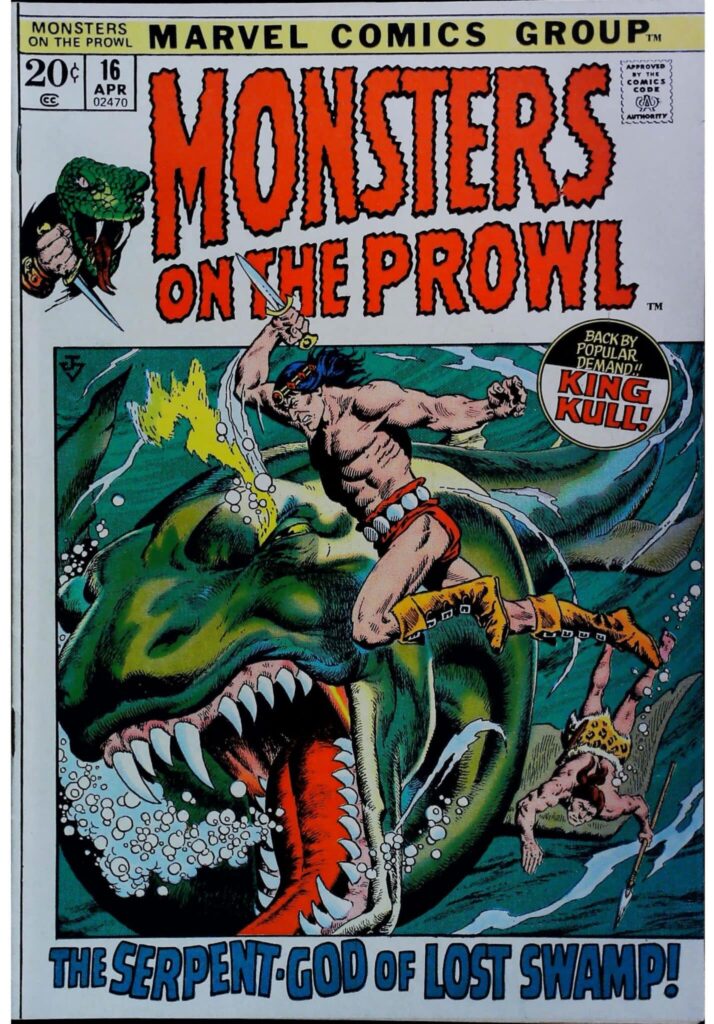 Monsters On The Prowl #16, vue de l'exemplaire