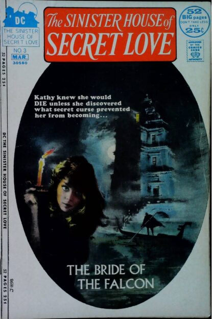 Couverture de THE SINISTER HOUSE OF SECRET LOVE #3 - par George Ziel - lecubeacomics.com