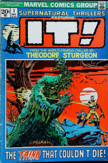 Couverture de SUPERNATURAL THRILLERS (1972) #1 - par Jim Steranko - lecubeacomics.com