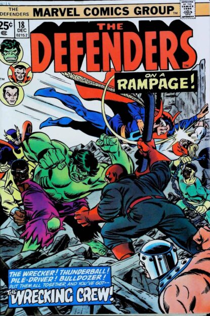 Couverture de DEFENDERS (1972) #18 - par Gil Kane - lecubeacomics.com
