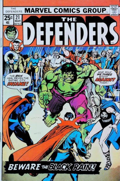 Couverture de DEFENDERS (1972) #21 - par Gil Kane - lecubeacomics.com