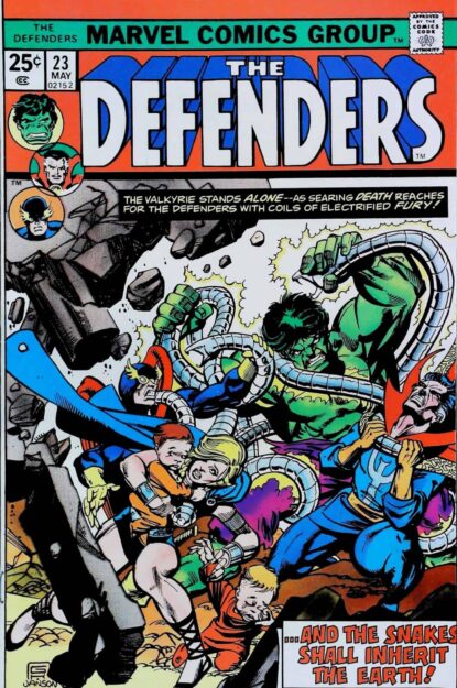 Couverture de DEFENDERS (1972) #23 - par Gil Kane - lecubeacomics.com