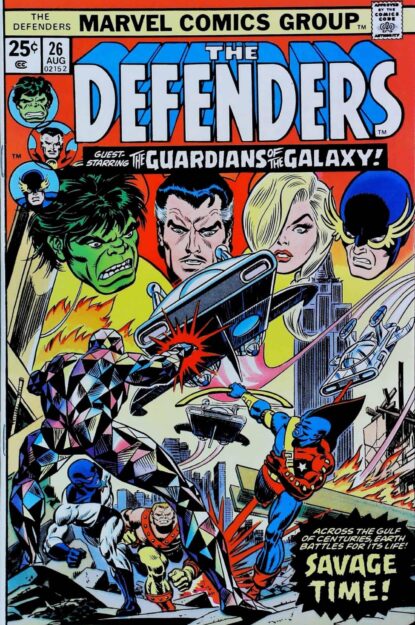 Couverture de DEFENDERS (1972) #26 - par John Romita - lecubeacomics.com