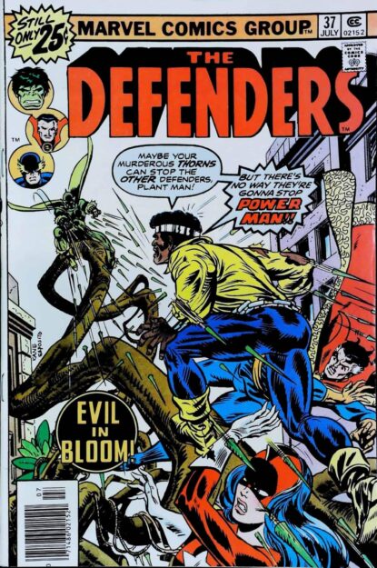 Couverture de DEFENDERS (1972) #37 - par Gil Kane - lecubeacomics.com