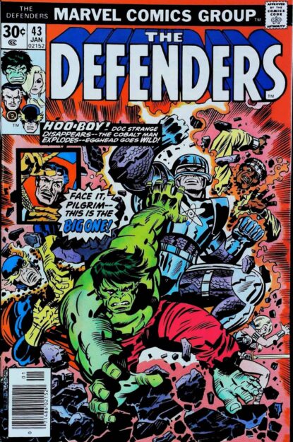 Couverture de DEFENDERS (1972) #43 - par Jack Kirby - lecubeacomics.com