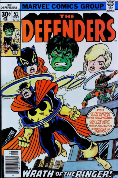 Couverture de DEFENDERS (1972) #51 MARK JEWELERS - par George Perez - lecubeacomics.com