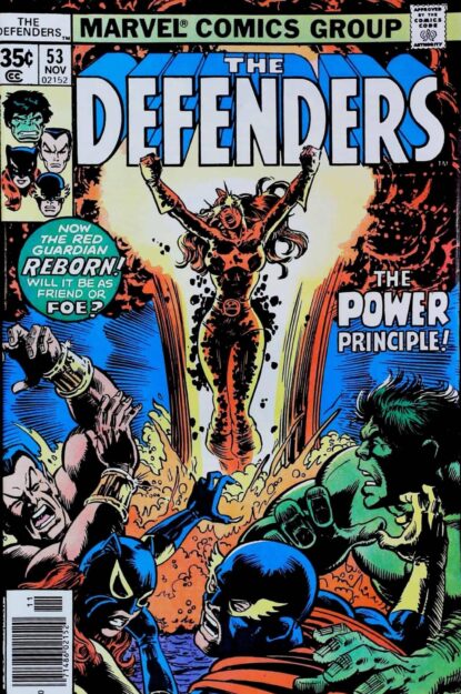 Couverture de DEFENDERS (1972) #53 - par George Perez - lecubeacomics.com