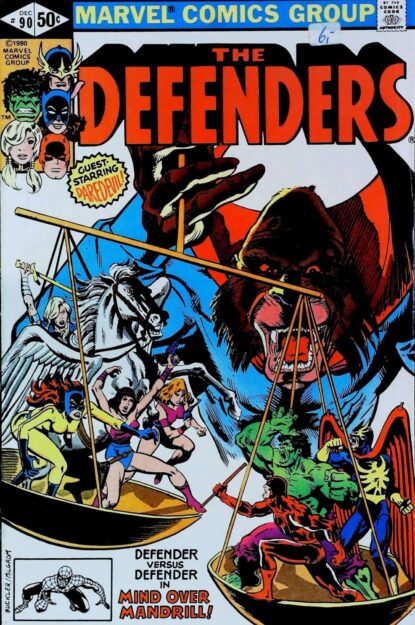 Couverture de DEFENDERS (1972) #91 - par Rich Buckler - lecubeacomics.com