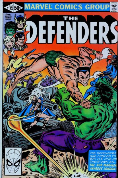 Couverture de DEFENDERS (1972) #93 - par Al Milgrom - lecubeacomics.com