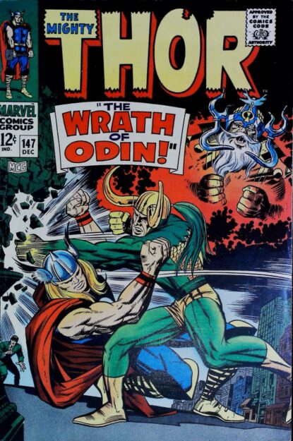 THOR (1962) #147 - Marvel - lecubeacomics.com Couverture de THOR (1962) #147 - par Jack Kirby - lecubeacomics.com