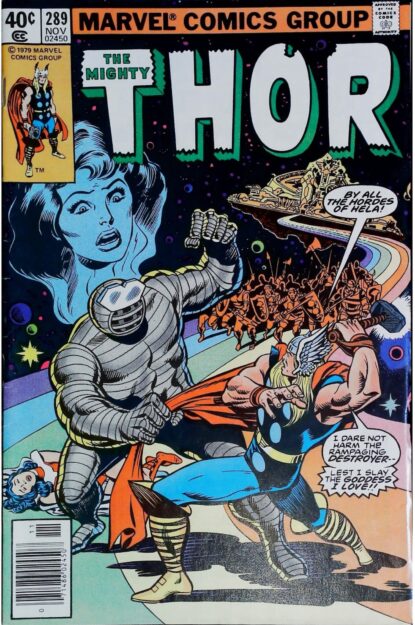 Couverture de THOR (1962) #289 - par Keith Pollard - lecubeacomics.com