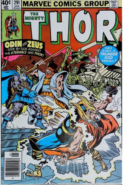 Couverture de THOR (1962) #291 - par Keith Pollard - lecubeacomics.com